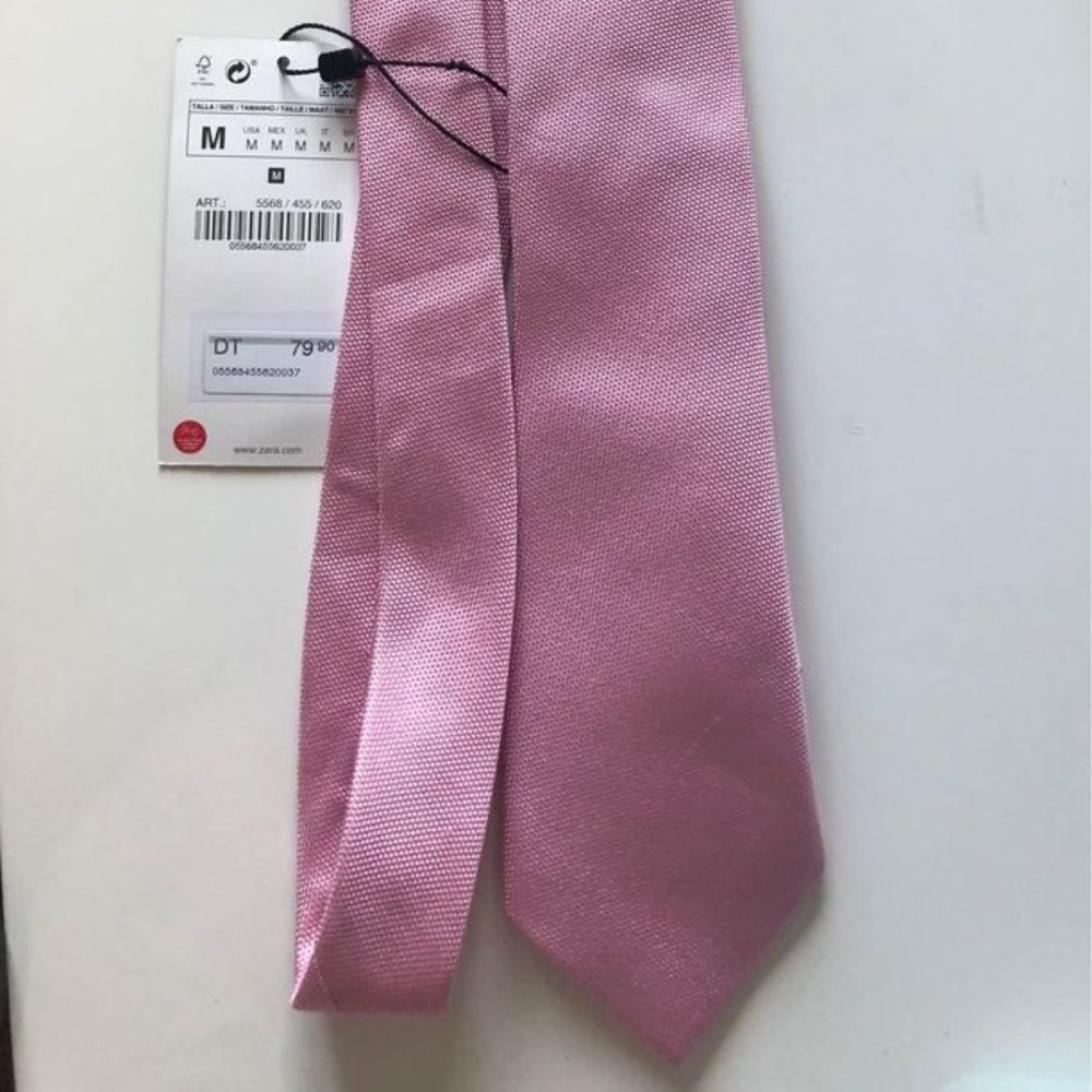 Zara Pink tie NWT